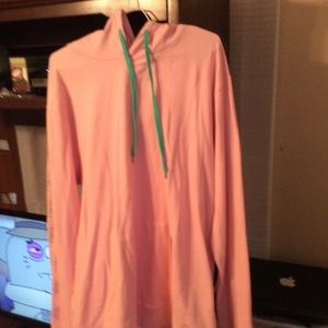 Pink long hoodie